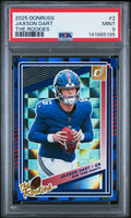 2025 Panini Donruss The Rookies #2 Jaxson Dart PSA 9