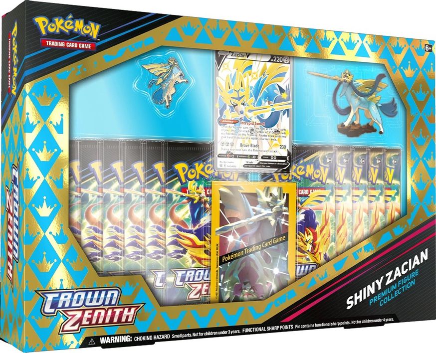 Pokémon TCG Crown Zenith Premium Figure Collection — Shiny Zacian