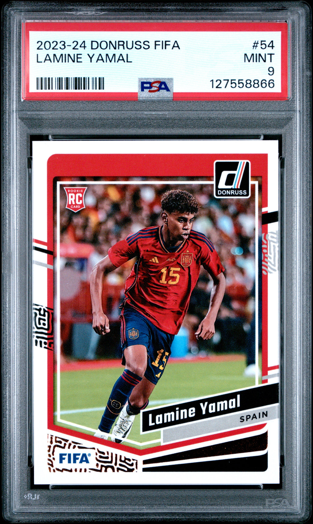 2023-24 Panini Donruss Fifa #54 Lamine Yamal PSA 9