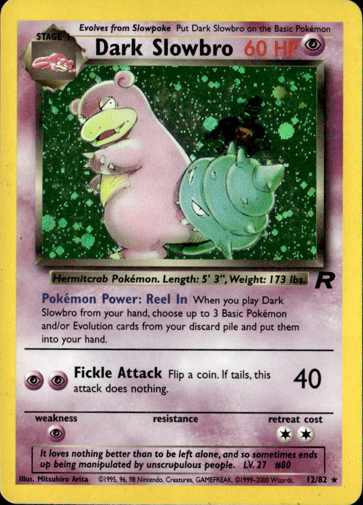 Team Rocket #12/82 Dark Slowbro (12)