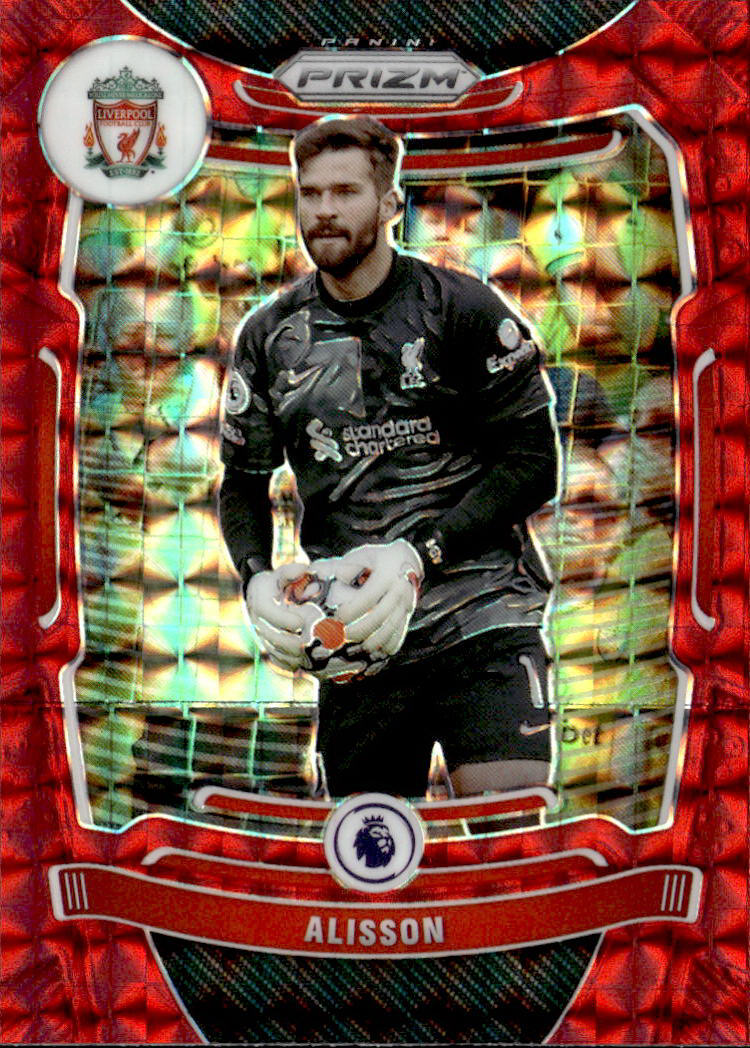 2021-22 Panini Prizm Premier League #77 Alisson Prizms Red