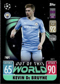 2021-22 Topps Match - Out of This World #OUT1 Kevin De Bruyne