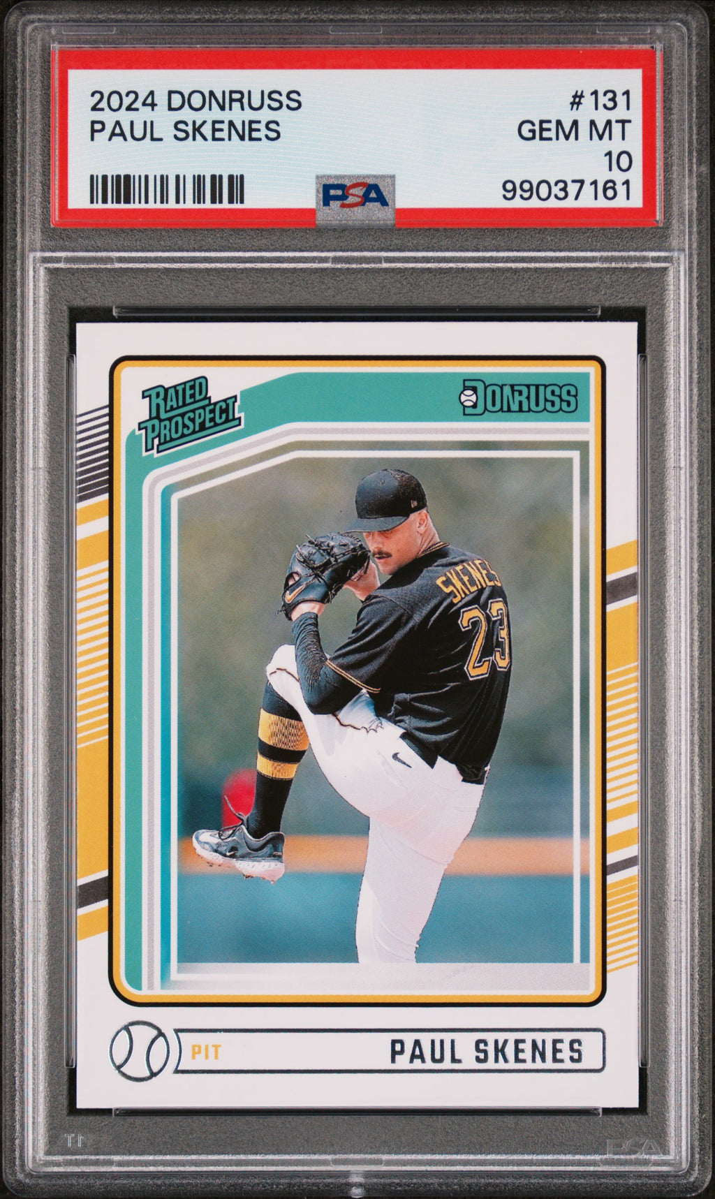 2024 Panini Donruss #131 Paul Skenes PSA 10