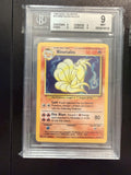 1999 Pokemon Base Unlimited #12 Ninetales HOLO R BGS 9.0