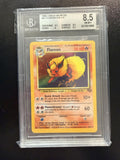 1999 Pokemon Jungle Unlimited #3A Flareon HOLO R BGS 8.5