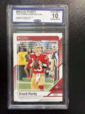 Brock Purdy 2024 Panini Donruss #150 CCG Gem Mint 10