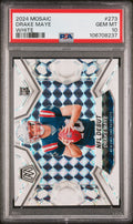 2024 Panini Mosaic #273 Drake Maye White PSA 10