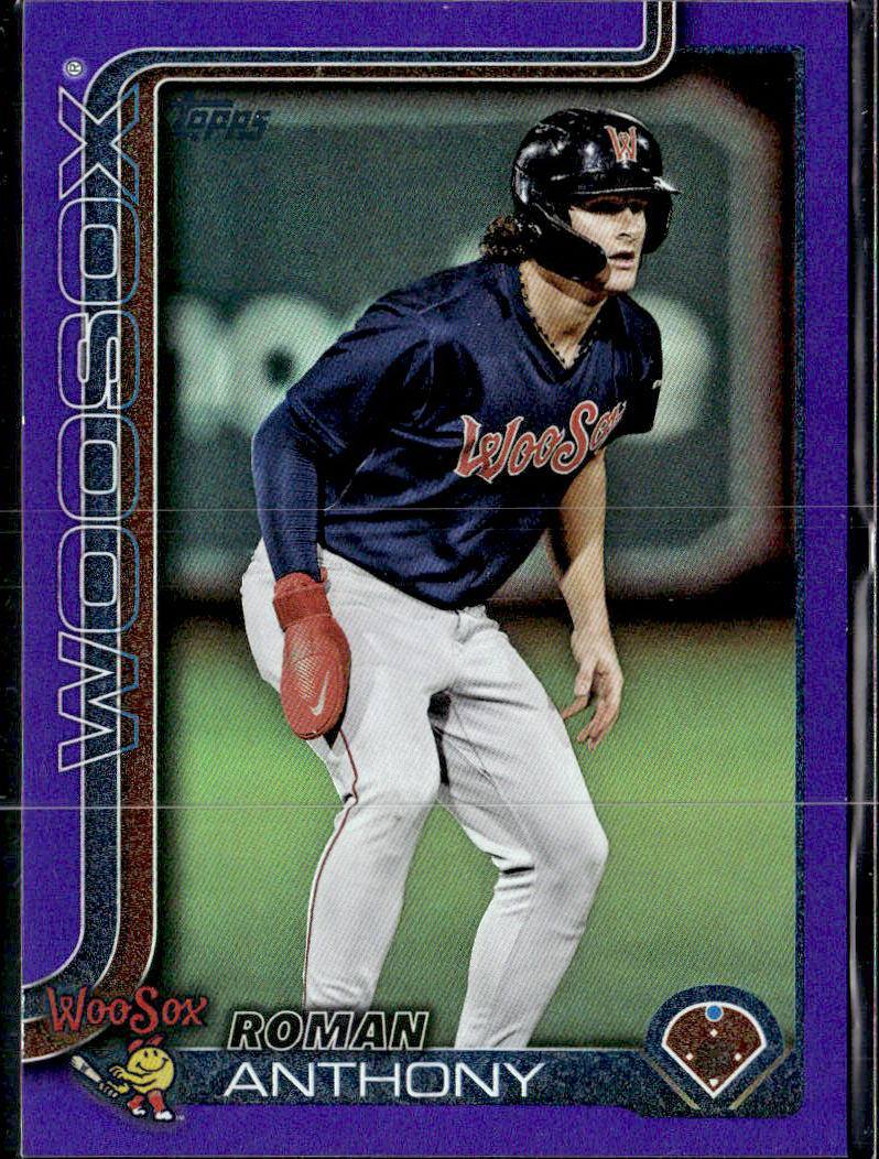 2025 Topps Pro Debut #PD-12 Roman Anthony Purple Foil #/299