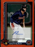 2025 Topps Pro Debut #PD-12 Roman Anthony Autograph Orange Foil #/25