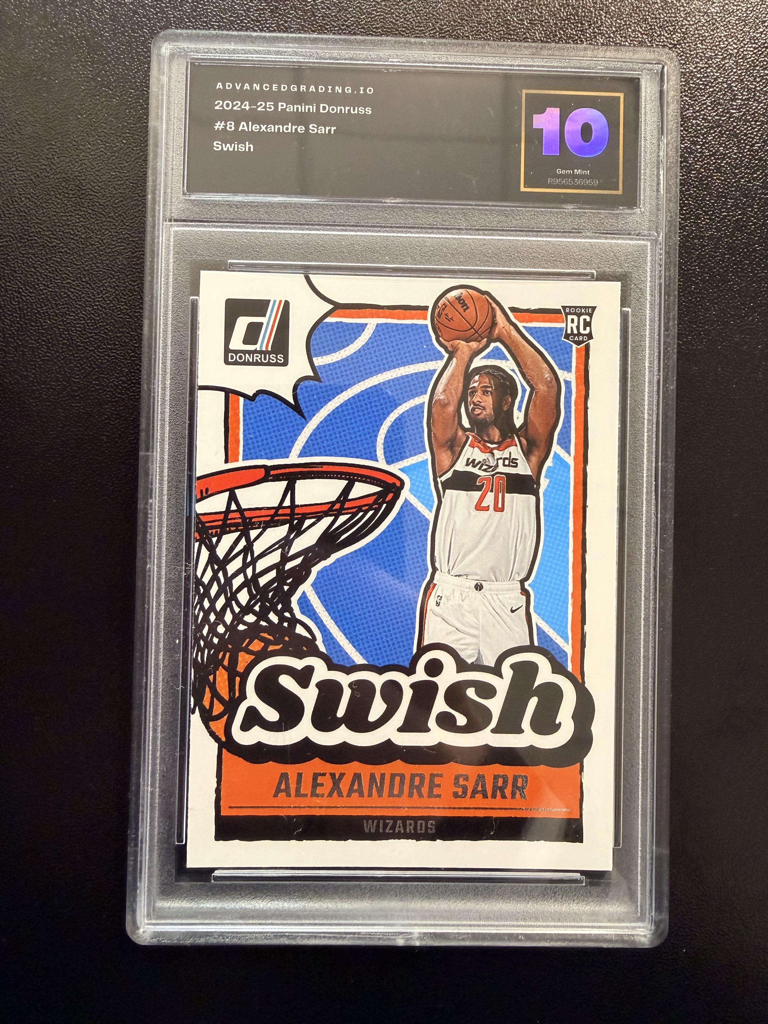 Panini Donruss 2024-25 Panini Donruss #8 Alexandre Sarr Swish
