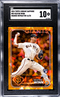 2024 Topps Chrome Sapphire #83 Keaton Winn Orange /25 SGC 10