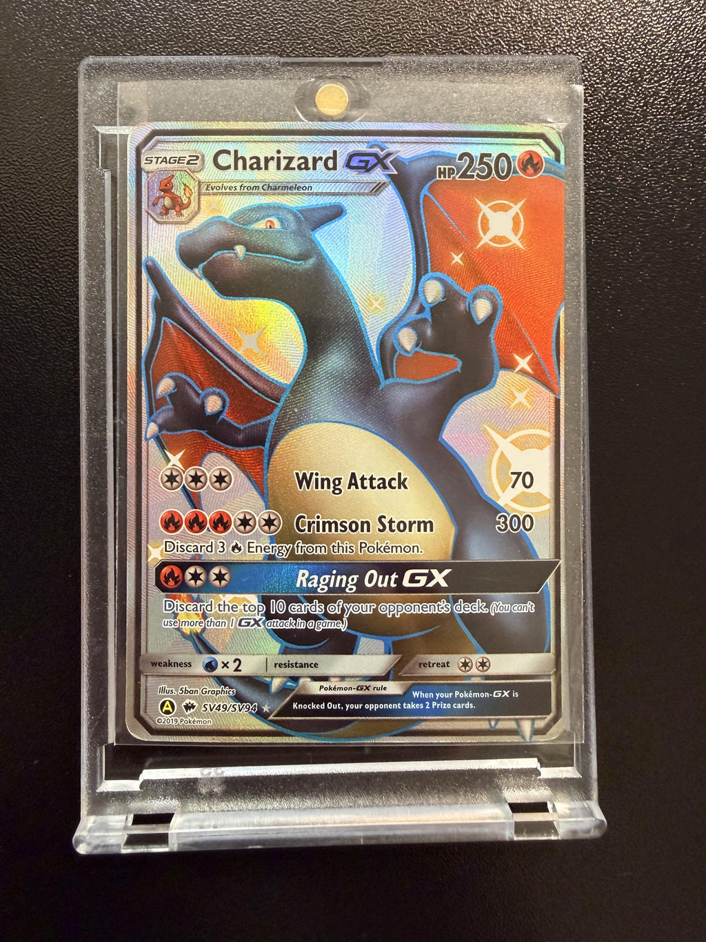 Hidden Fates: Shiny Vault #SV49/SV94 Charizard GX