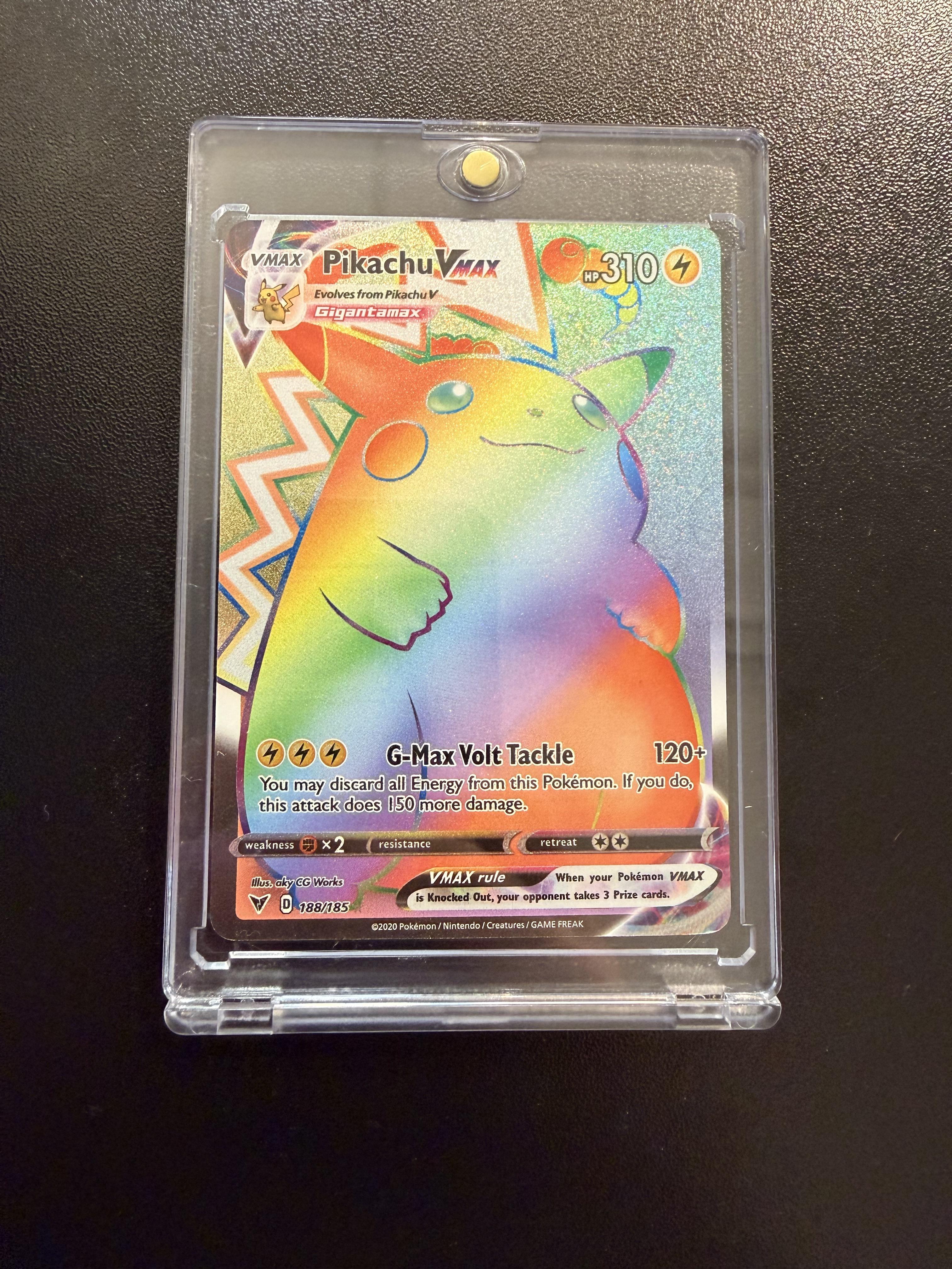 SWSH04: Vivid Voltage #188/185 Pikachu VMAX (Secret)