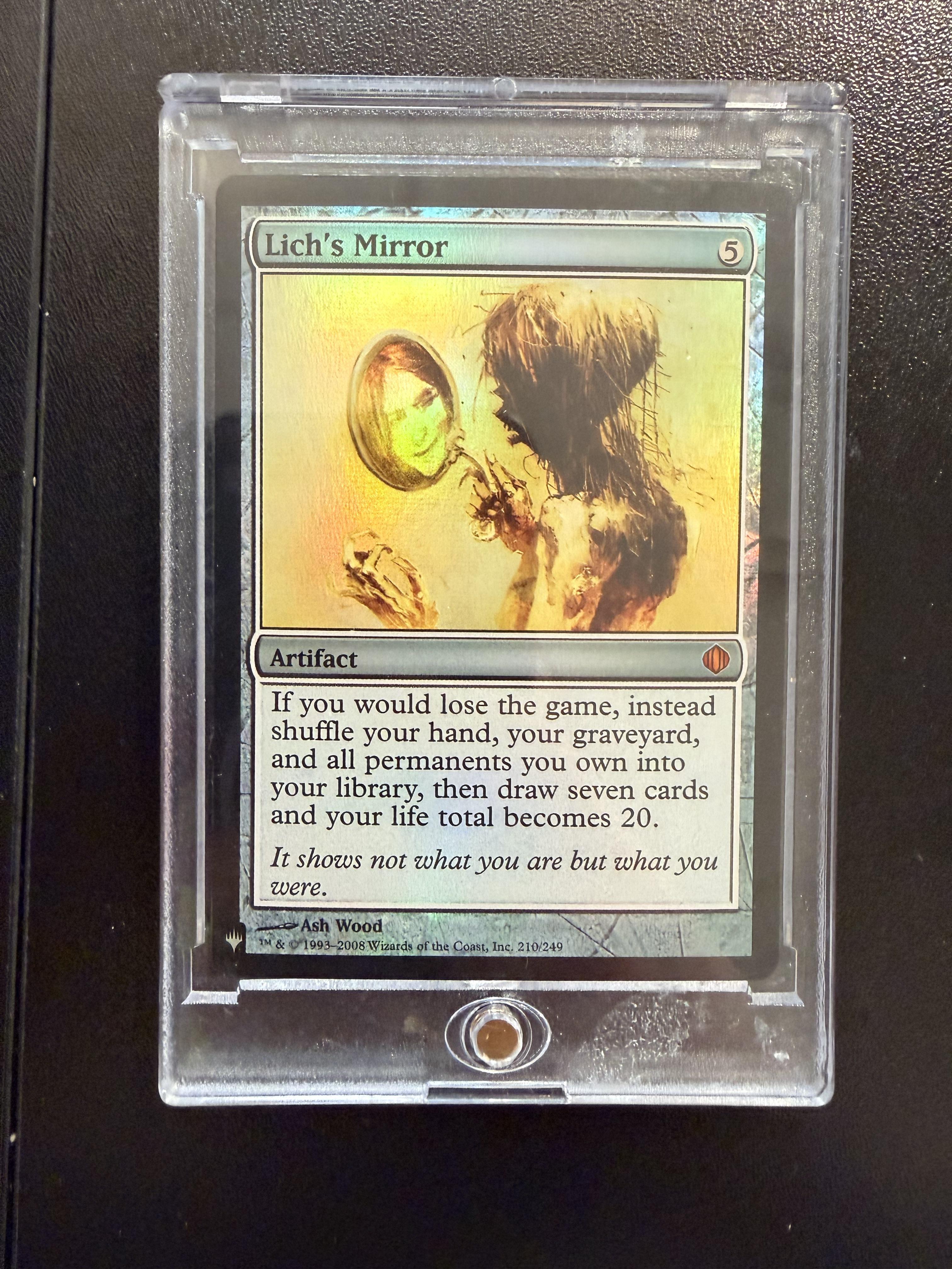 Ash Wood Lich's Mirror