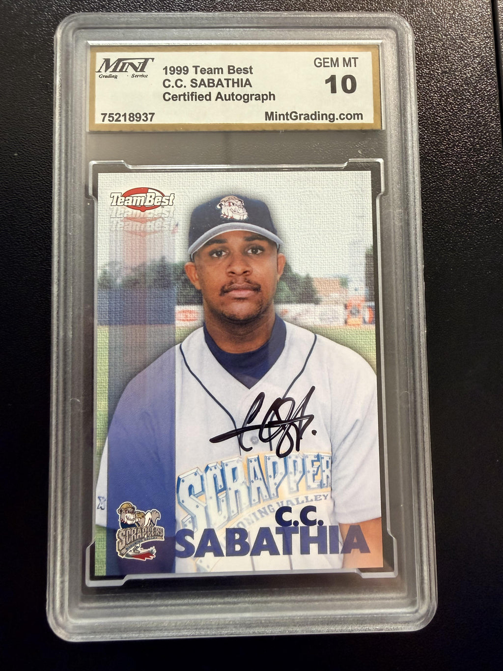 1999 Team Best Rookie #NNO CC Sabathia Autographs