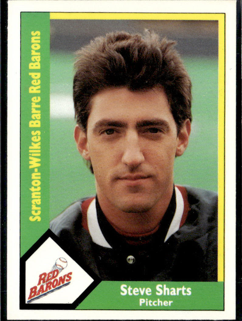 1990 CMC Scranton-Wilkes Barre Red Barons #9 Steve Sharts