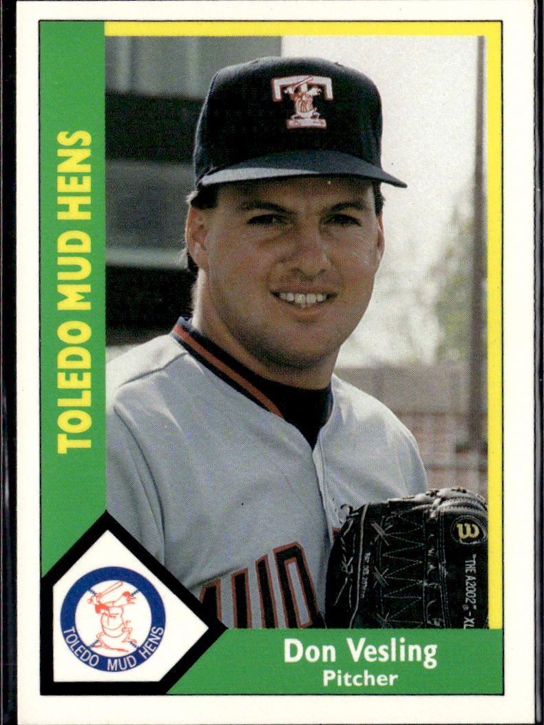 1990 CMC Toledo Mud Hens #1 Don Vesling