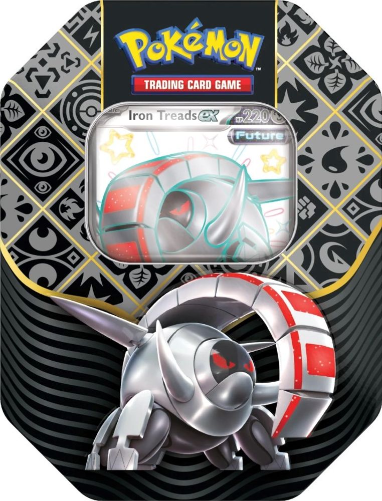 Pokémon TCG Paldean Fates International Tin — Iron Treads ex