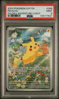 Svp En-Sv Black Star Promo #088 Pikachu Paldea Adventure Chest PSA 9