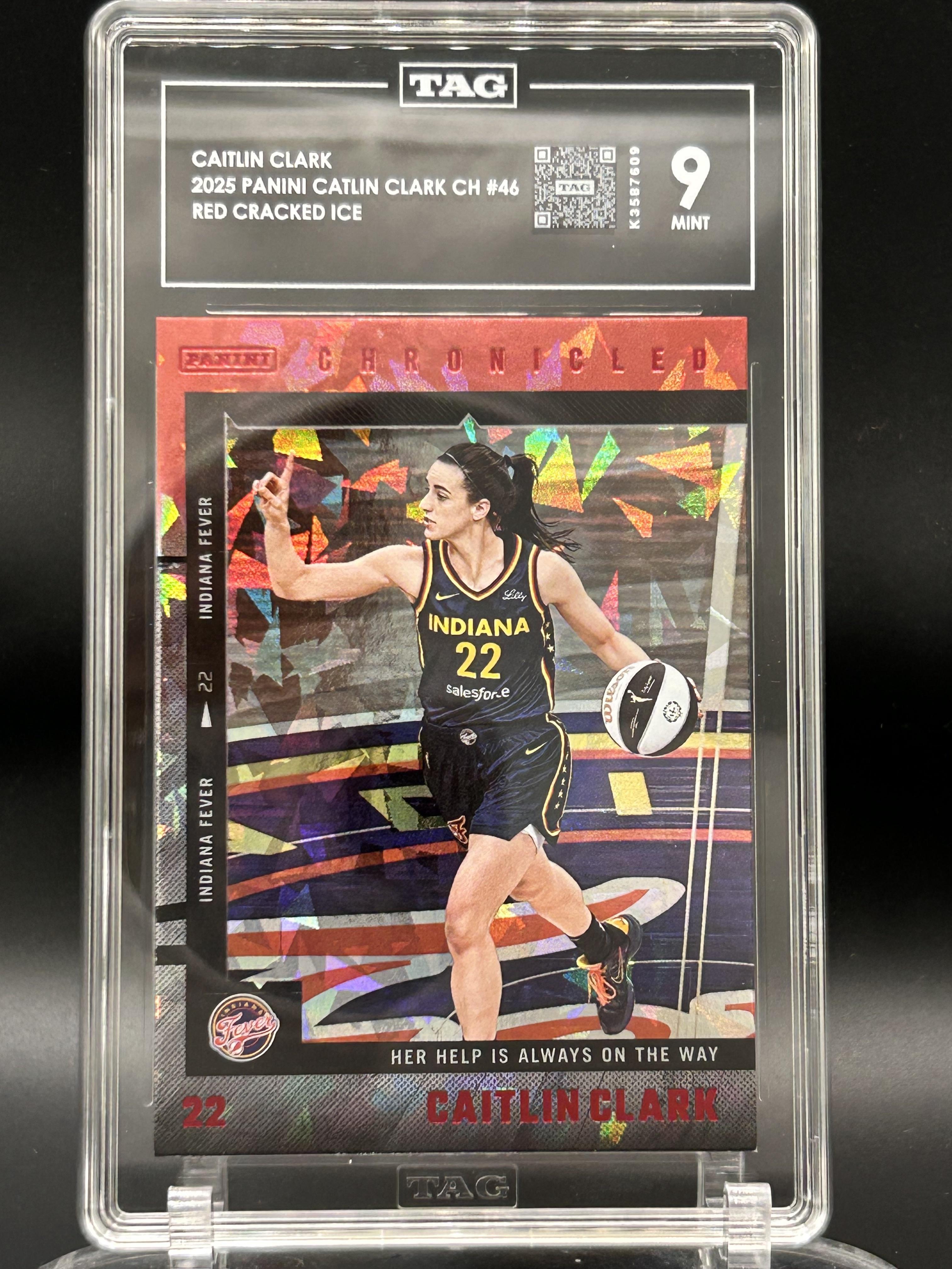 2025 Panini Chronicled #46 Caitlin Clark TAG 9