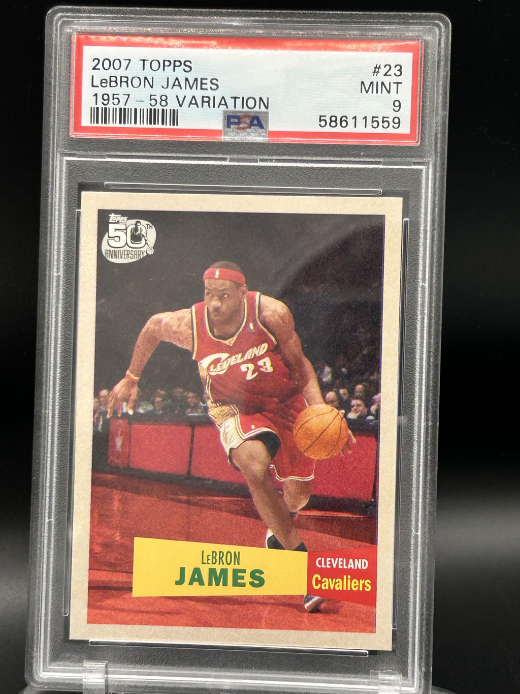 2007-08 Topps #23 LeBron James 1957-58 Variation