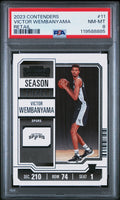 2023 Panini Contenders #11 Victor Wembanyama Retail PSA 8