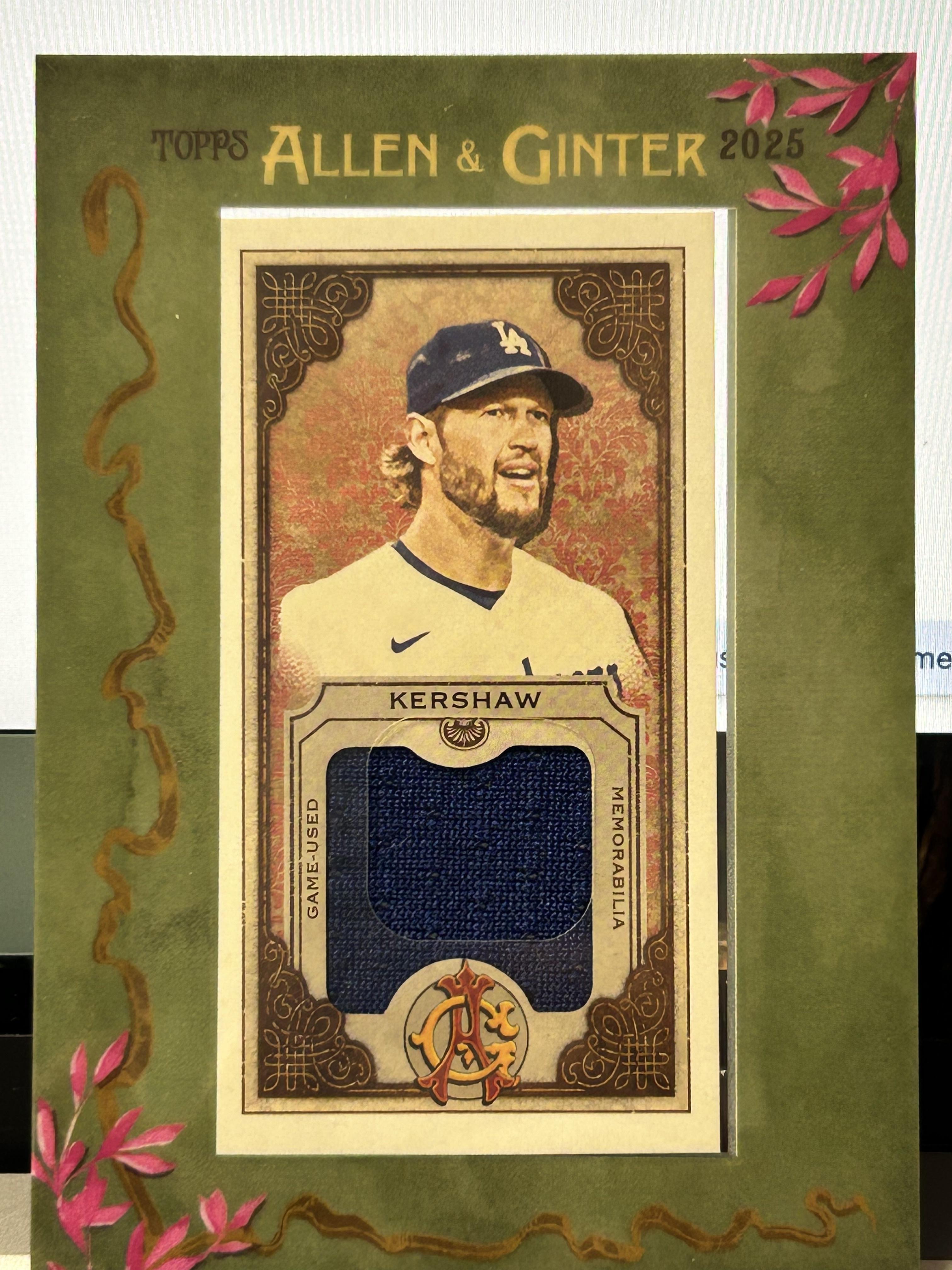 2025 Topps Allen & Ginter Mini Cards #MFR-CK Clayton Kershaw