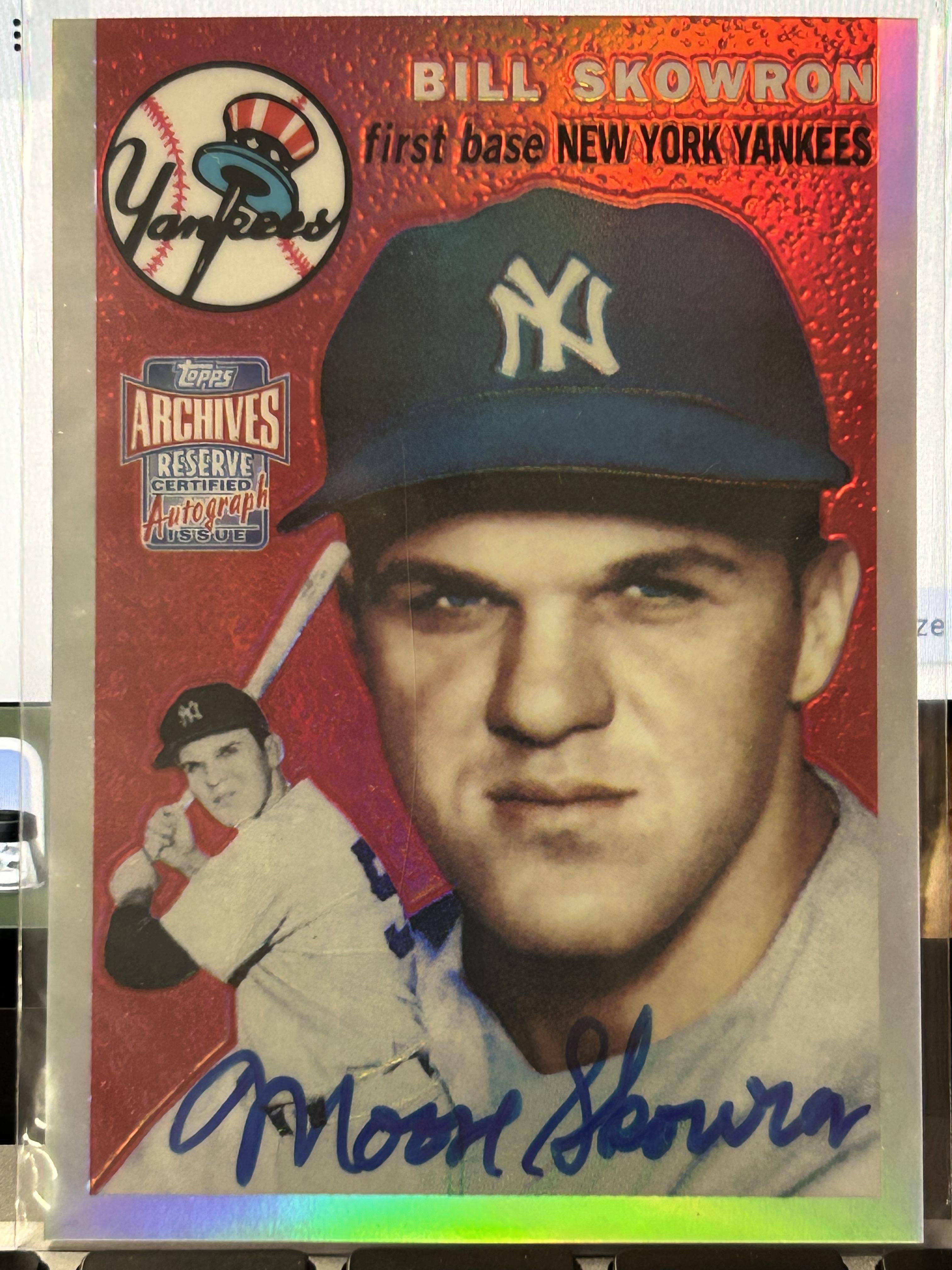 2001 Topps Archives Reserve Certified Autograph #239 Bill Skowron