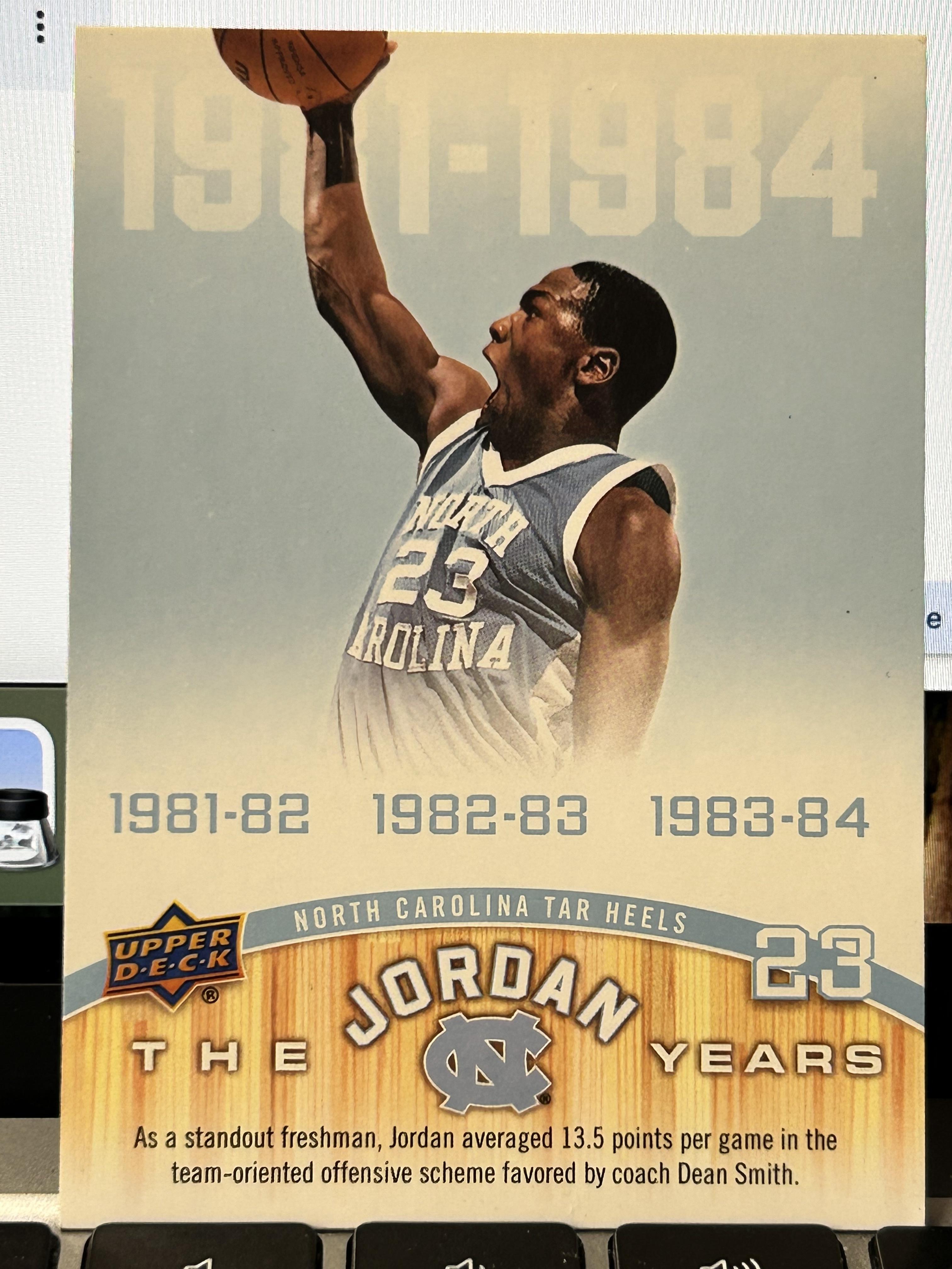 2010-11 Upper Deck North Carolina Tar Heels #167 Michael Jordan