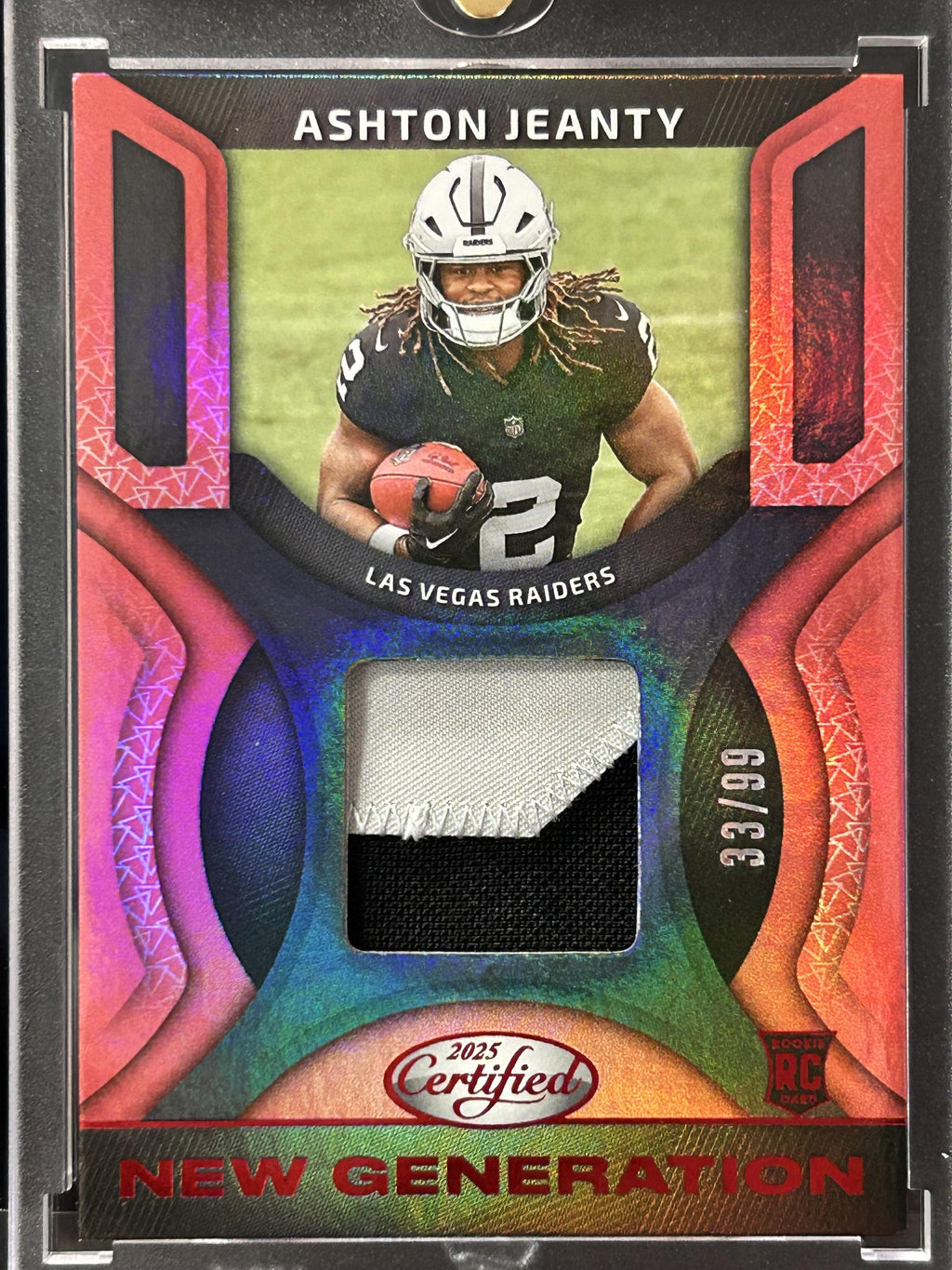 2025 Panini Ashton Jeanty Relic 33/99