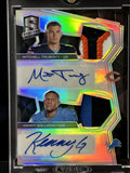 2017 Panini #RDPA-TG K Golladay /M Trubisky Rookie Dual Patch Autographs #/25