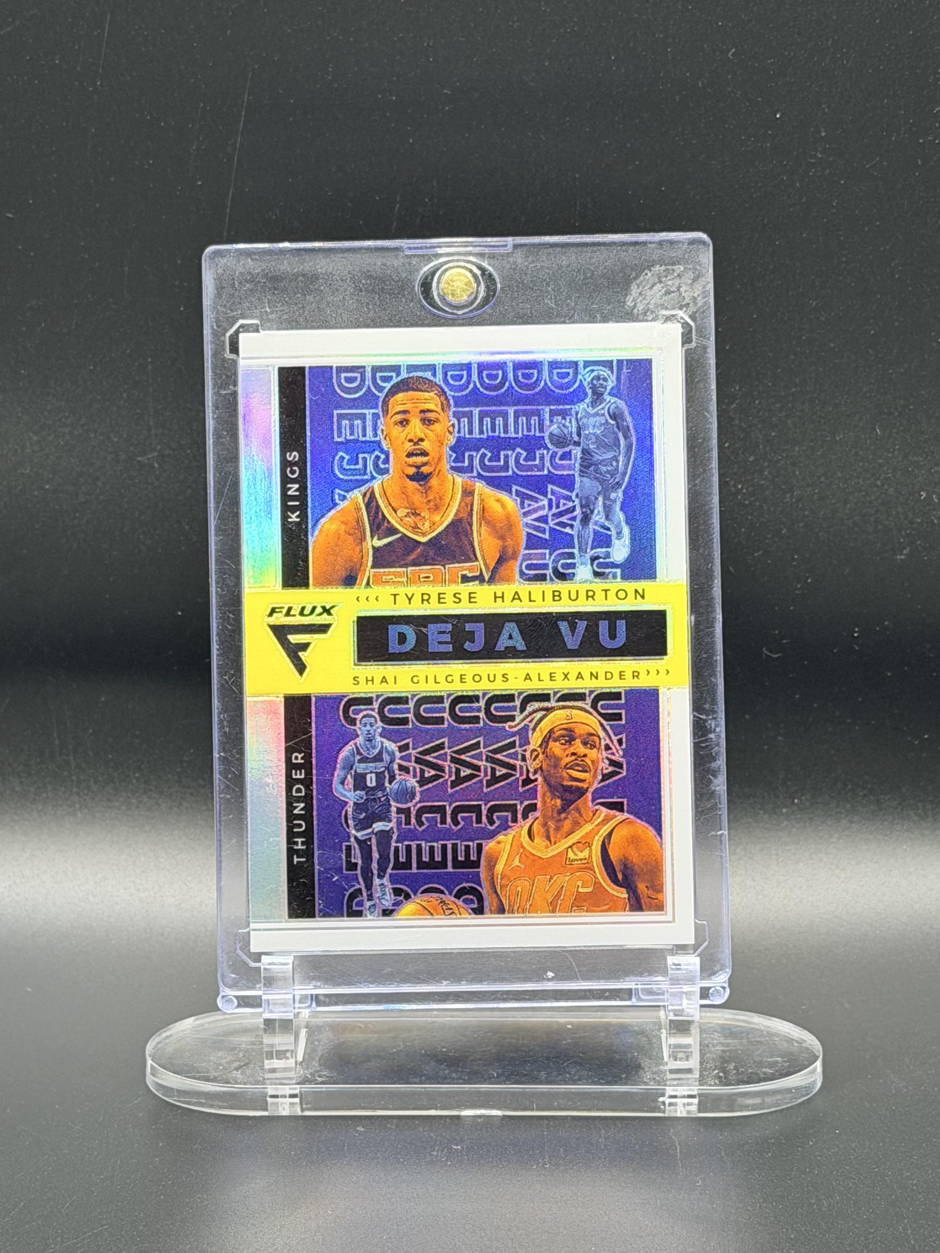 2020-21 Panini Flux #7 Shai Gilgeous-Alexander / Tyrese Haliburton Deja Vu Black