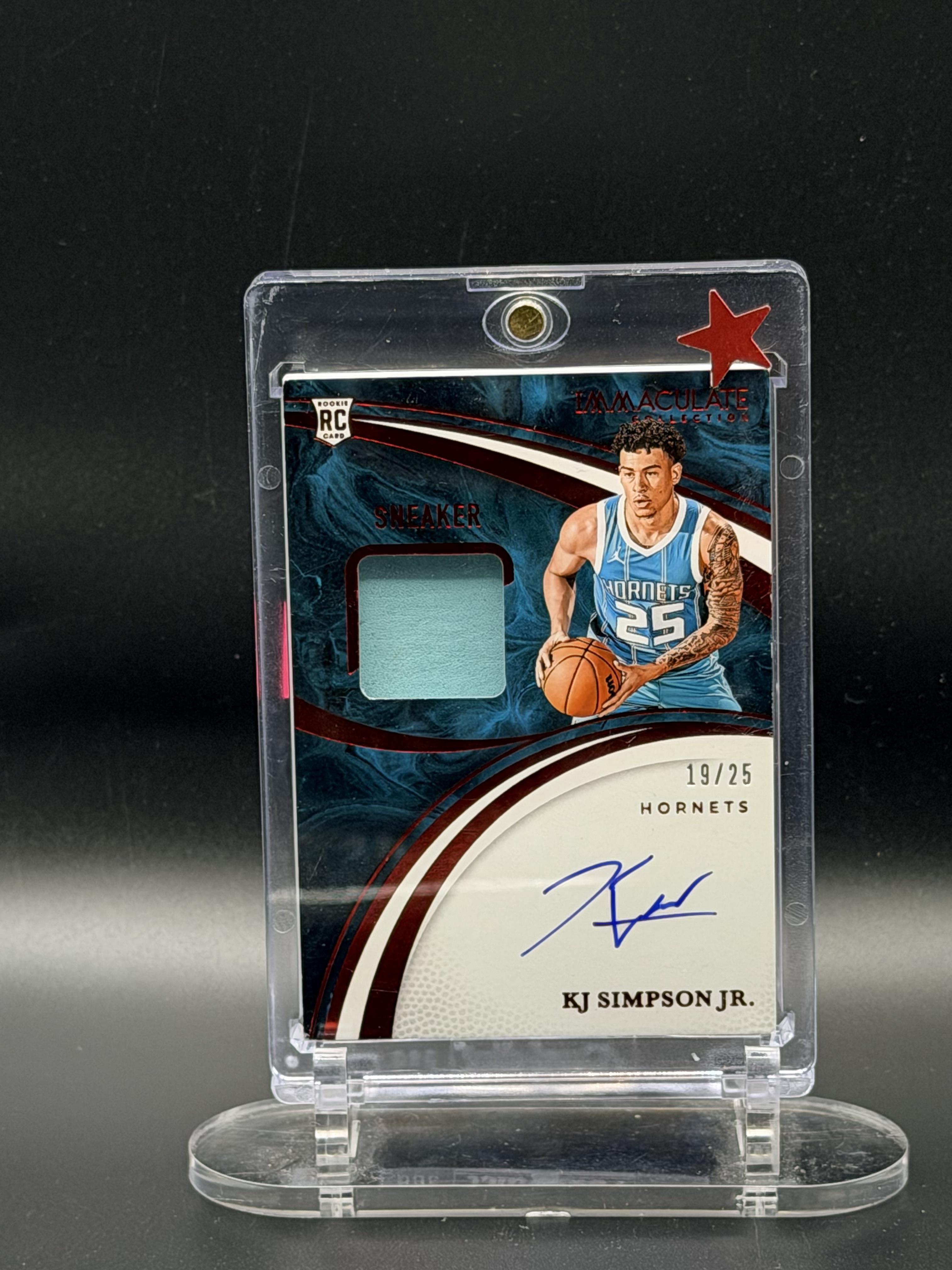 2024-25 Panini Immaculate Collection #SSS-KJS KJ Simpson Jr. #/25