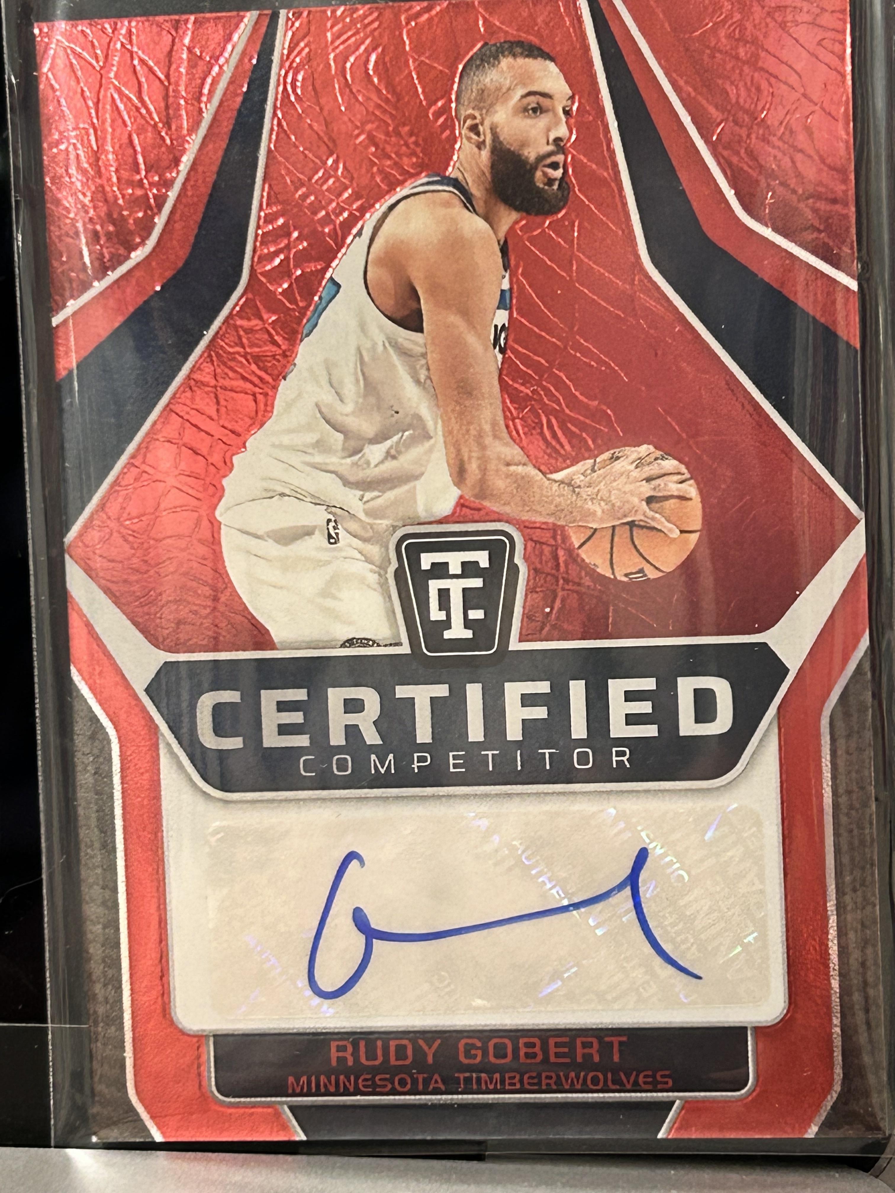 2024-25 Panini - Totally Certified #CCA-GOB Rudy Gobert