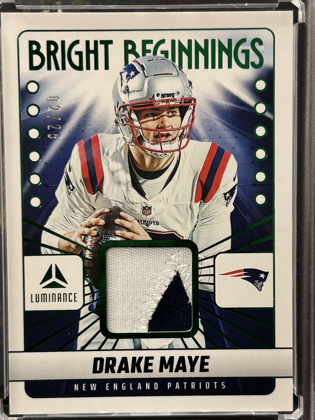 2025 Panini - Luminance #BB-DMA Drake Maye