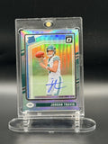 Optic Jordan Travis Donruss Optic Silver On Card Auto /150