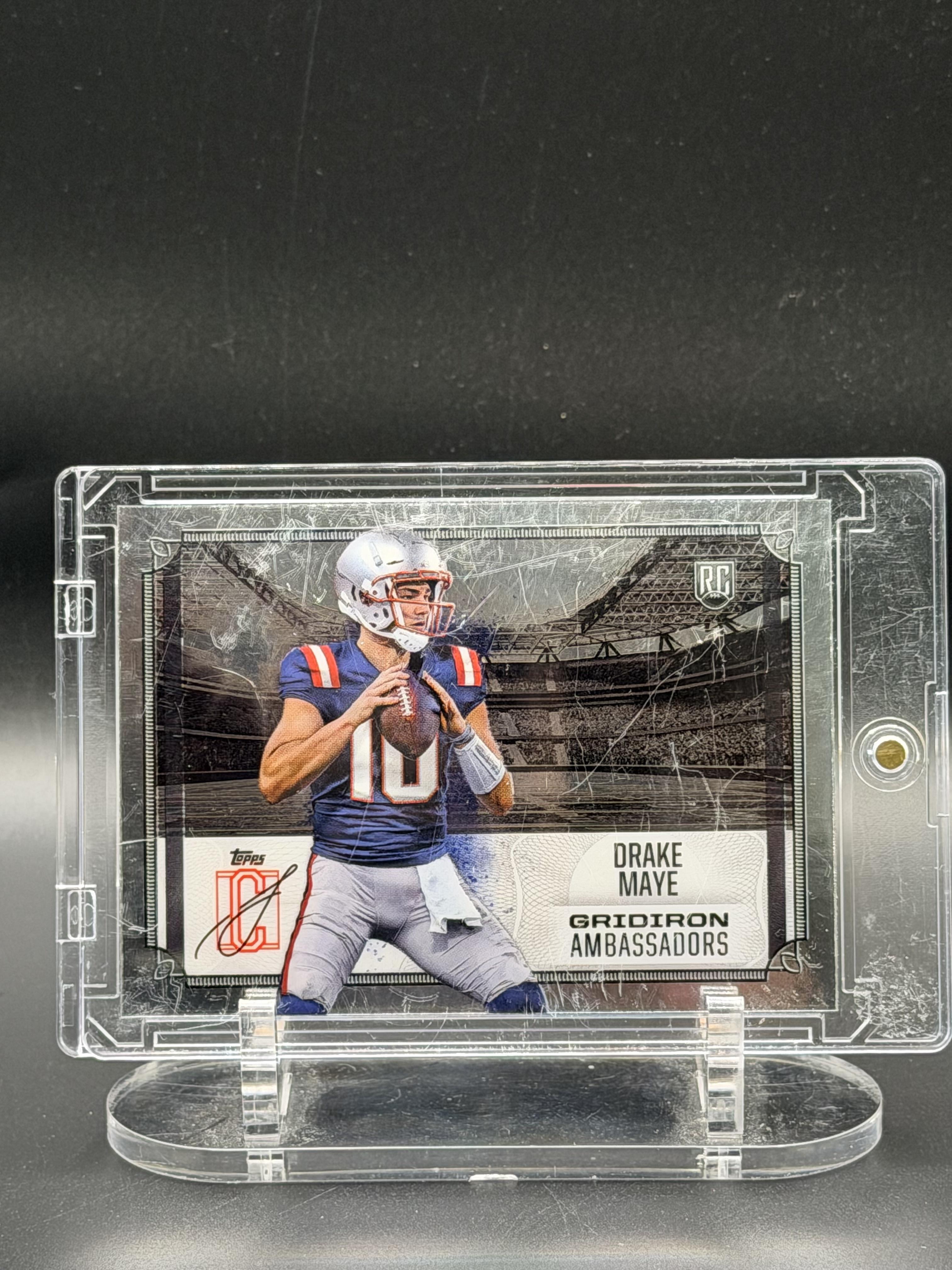 2024 Topps Signature Class #GA-3 Drake Maye Gridiron Ambassadors
