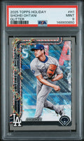 2025 Topps Holiday #H1 Shohei Ohtani Glitter PSA 9