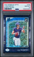 2024 Panini Donruss Optic #235 Jj Mccarthy Purple Scope PSA 10