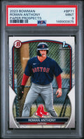2023 Bowman Paper Prospects #BP71 Roman Anthony Paper Prospects PSA 9