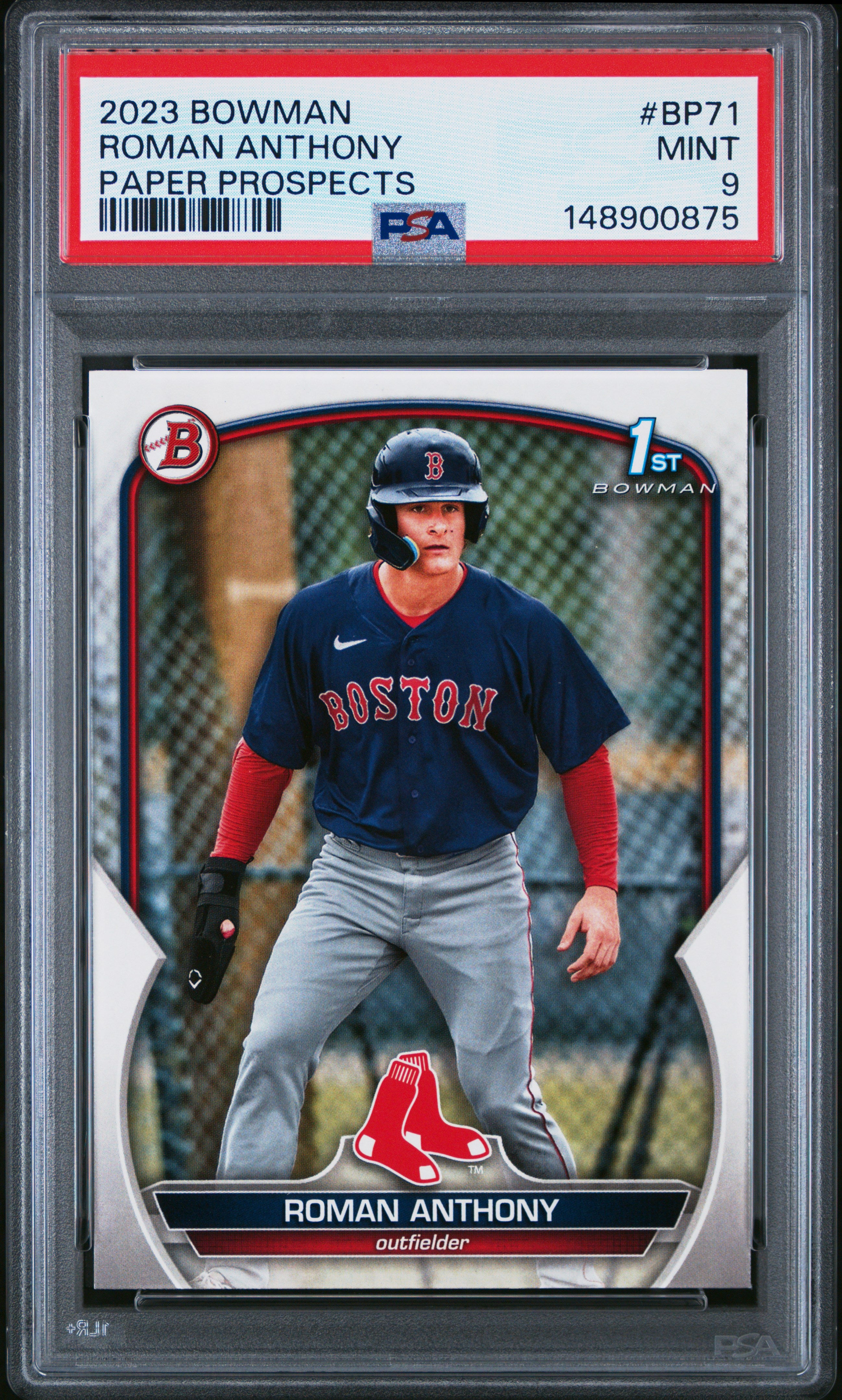 2023 Bowman Paper Prospects #BP71 Roman Anthony Paper Prospects PSA 9