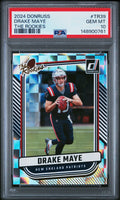 2024 Panini Donruss The Rookies #TR39 Drake Maye PSA 10