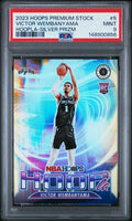2023 Panini Hoops #5 Victor Wembanyama Hoopla-Silver Prizm PSA 9