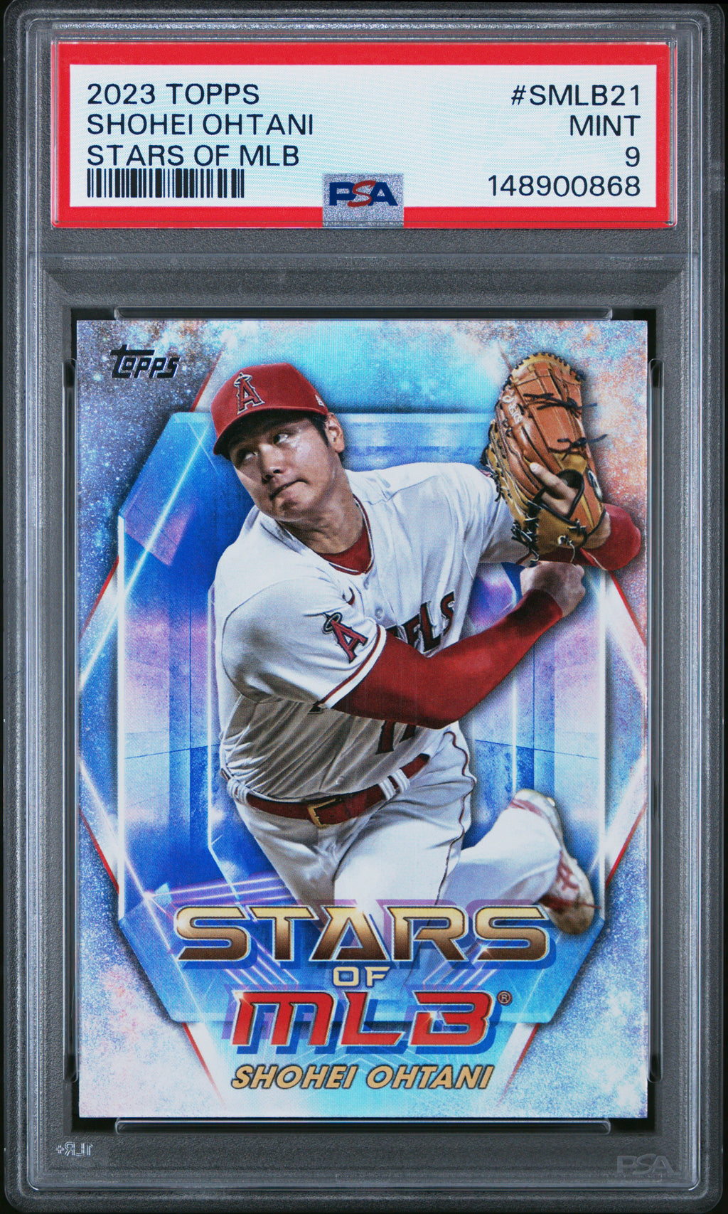 2023 Topps Stars Of Mlb #SMLB21 Shohei Ohtani PSA 9