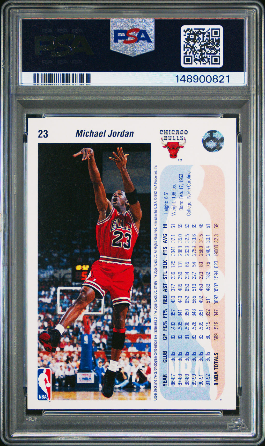 1992 Upper Deck #23 Michael Jordan PSA 9
