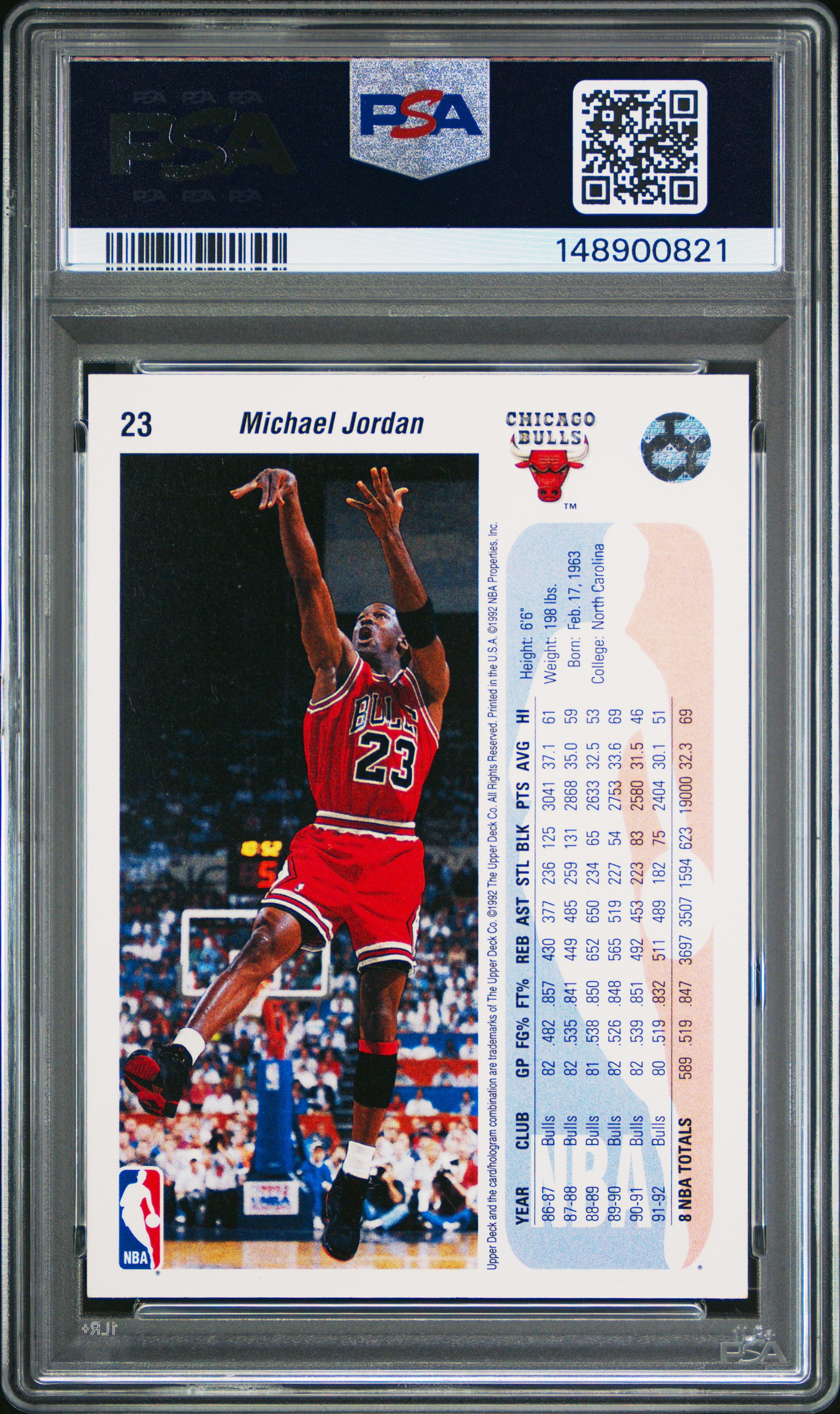 1992 Upper Deck #23 Michael Jordan PSA 9