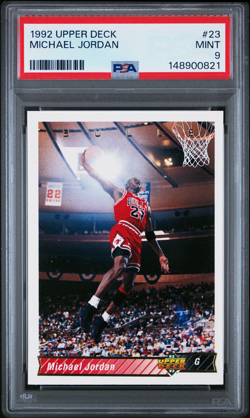 1992 Upper Deck #23 Michael Jordan PSA 9