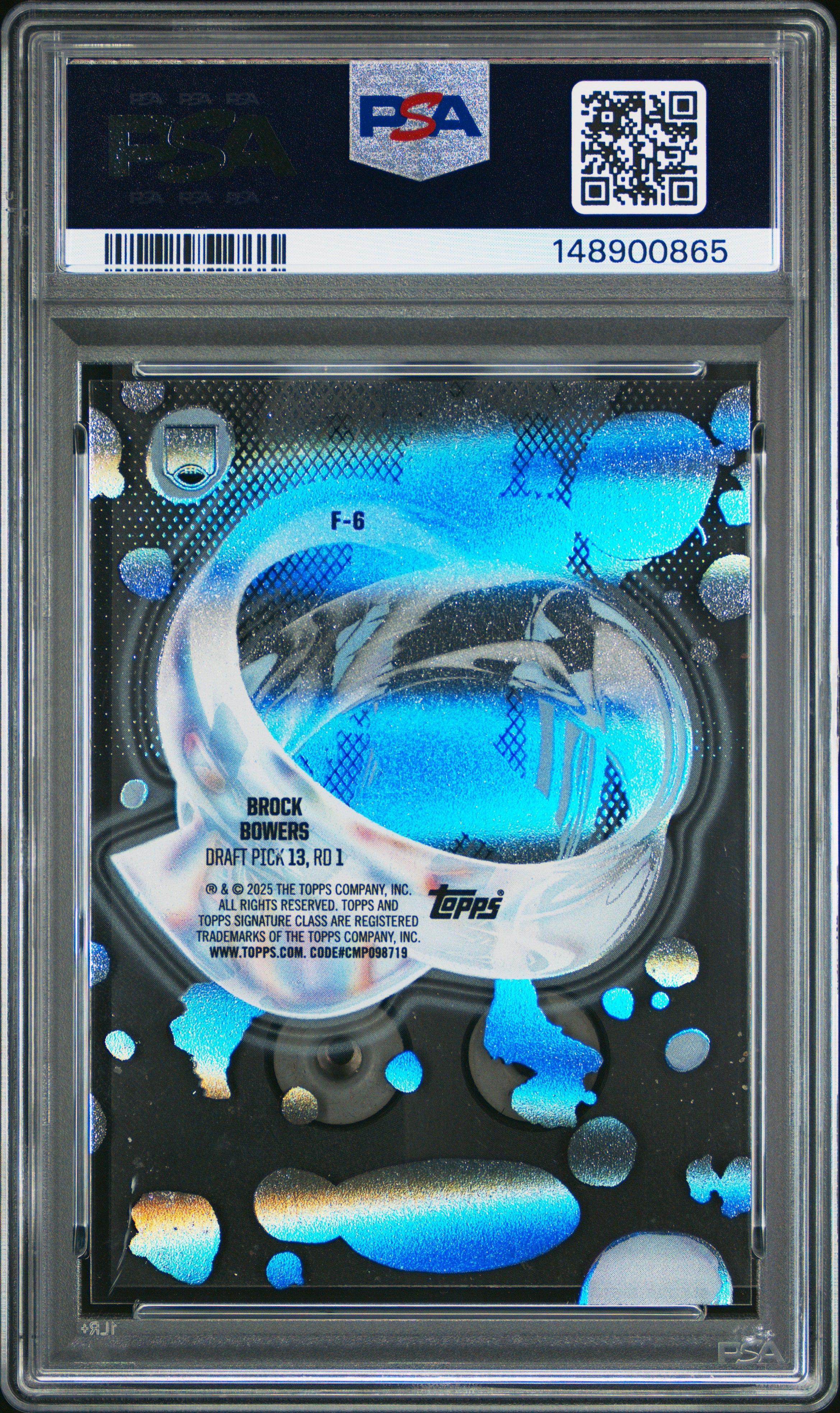 2024 Topps Signature Class Fluidity #F6 Brock Bowers PSA 9