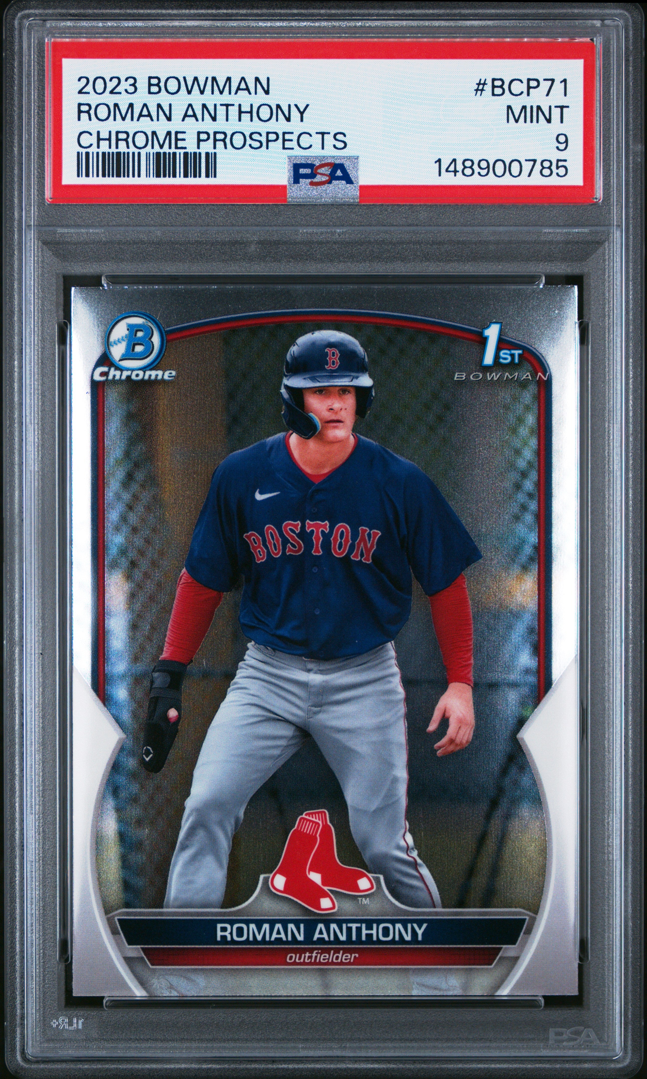 2023 Bowman Chrome Prospects #BCP71 Roman Anthony Chrome Prospects PSA 9