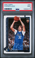 2025 Topps #201 Cooper Flagg PSA 9
